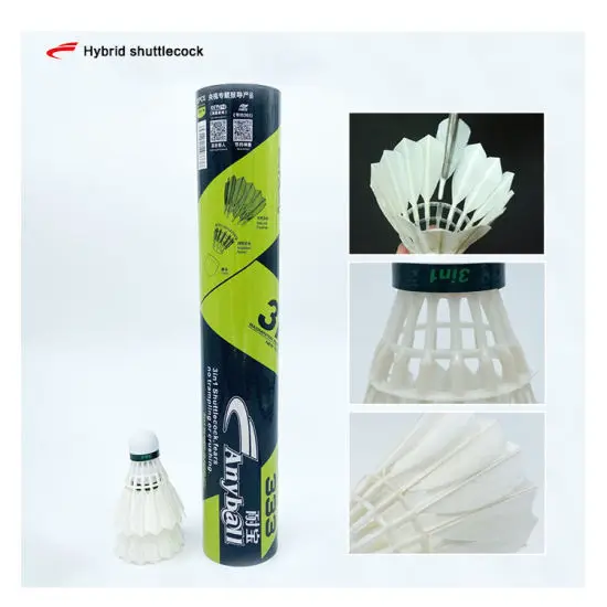 Brand New Anyball Design 3in1 Hybrid Shuttlecock World Popular Badminton