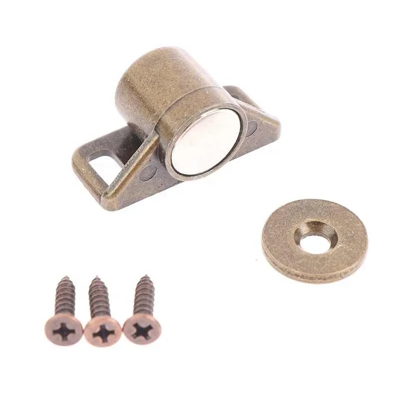 Magnet Cabinet Door Catch Magnetic Furniture Door Stopper Strong Powerful Neodymium Latch Magnets Latch Cabinet Catches Hardware