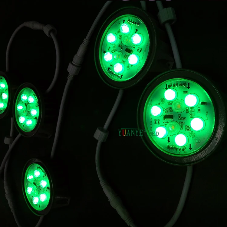 RGBW LED Point Lights for Christmas Decoration Aluminum Body Warm White 3000K Cold White 4000K 6500K Permanent Lights IP65 Rated