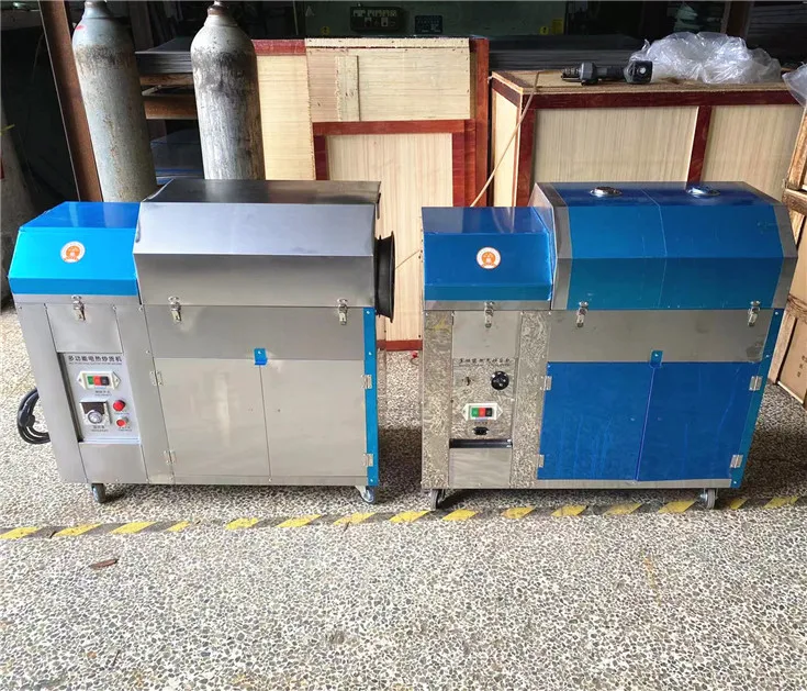 Multifunction stainless steel corn hestnuts melon seeds and peanuts roasting machine peanut roaster machine coffee roaster
