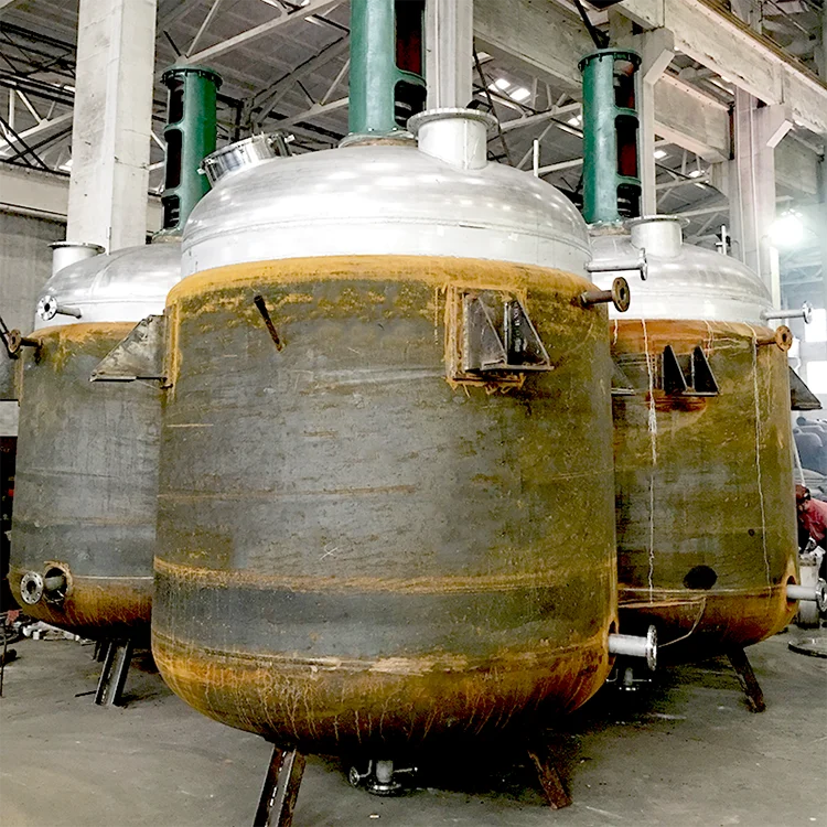 Промышленный автоматический 316 реакционный чайник из нержавеющей стали химическая партия пиролизный смеситель для краски паровой нагрев реактора PLC