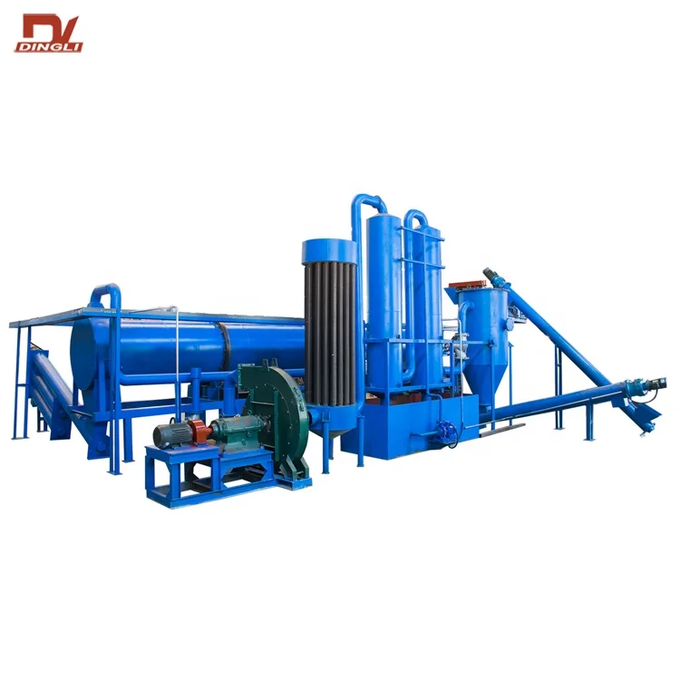 Smokeless Continuous Rice Husk Rotary Carbonization Furnace
