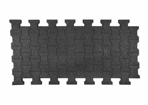 Блокировка 4 фута 6 футов 17 мм резиновые коврики для лошадей