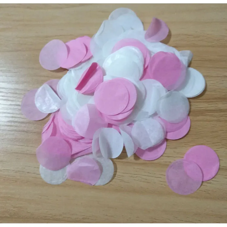 Оранжевый и черный тканевый круглый конфетти оптом