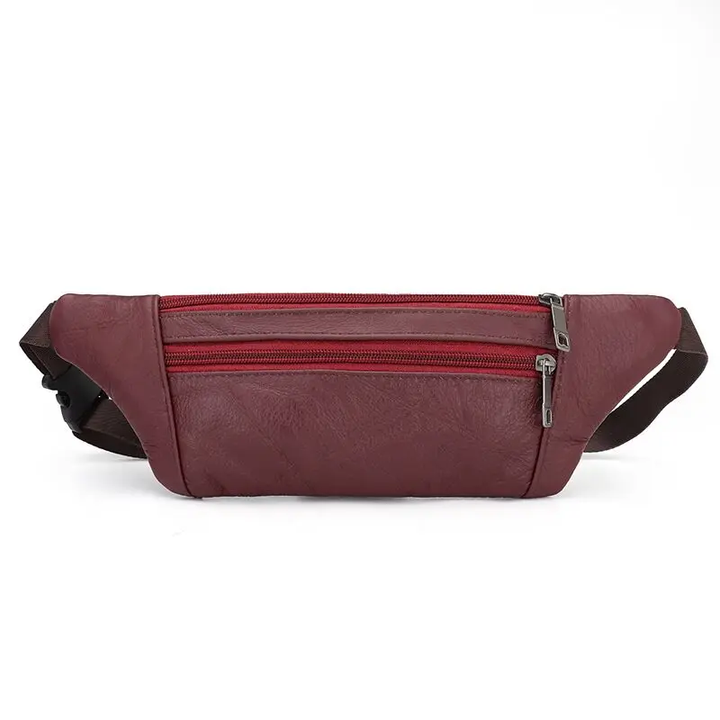 Chest Bag Waist Packs For Unisex Female Pu  2021 New Fashion Banana Ladies Belt Bum Bags leather Fanny Packs