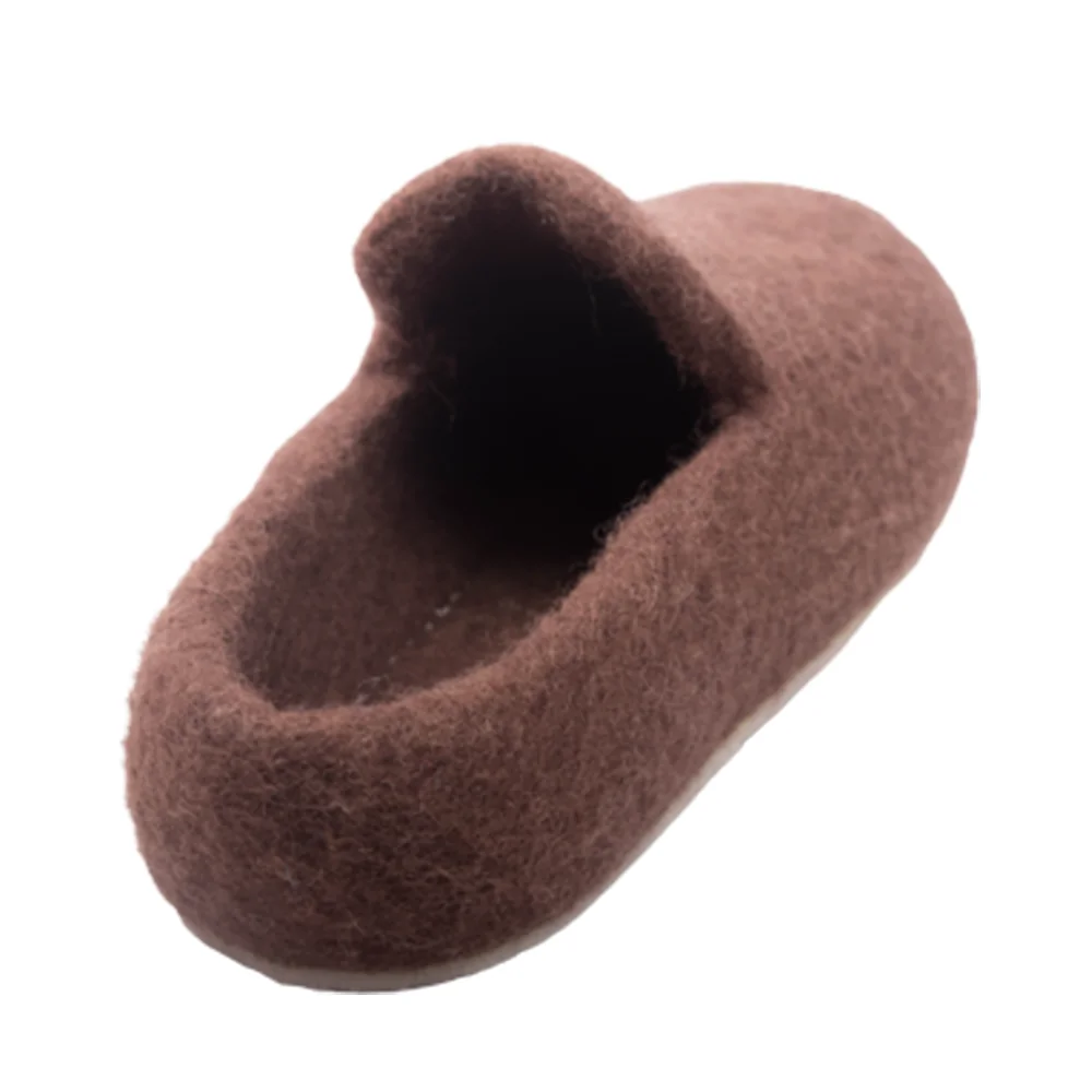 US most selling Felt Home Slippers Unisex indoor shoe all seasons wearable handmade wool slippers