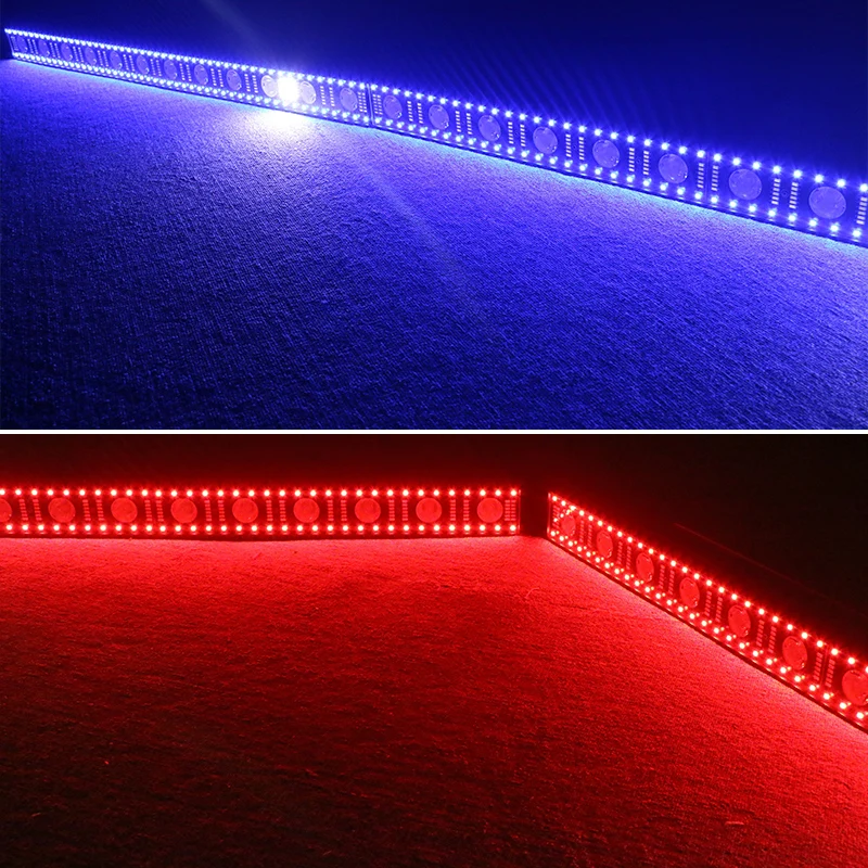 American dj mini 12pcs strobe beam wash 3in1 dmx512 rgb pixel led wall washer bar light for stage