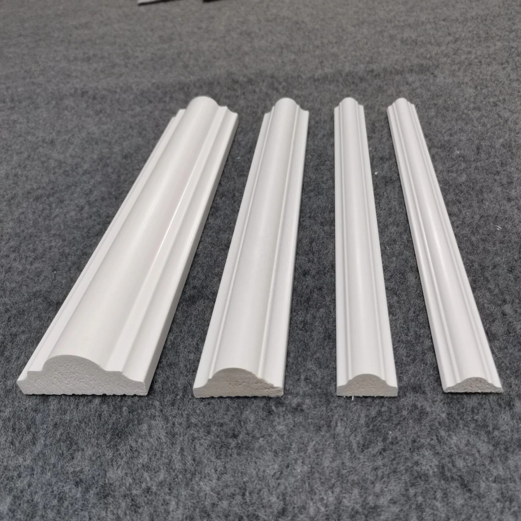 High Density PS Foaming Plastic Skirting Baseboard Floor Wall White  wainscoting board panels decorative
