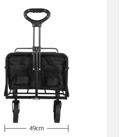 Lightweight  Clax Folding Camping Organizer Utility Loading Telescopic Golf Trolley Fold Picnic Cart
