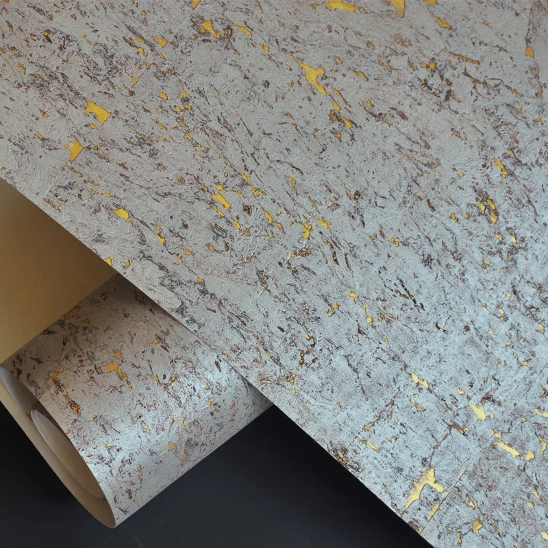 MYWIND Free Sample Natural Sliver Birch Luxury Wallcovering 3D Design Cork Wallpaper For Interior Wall Decoration