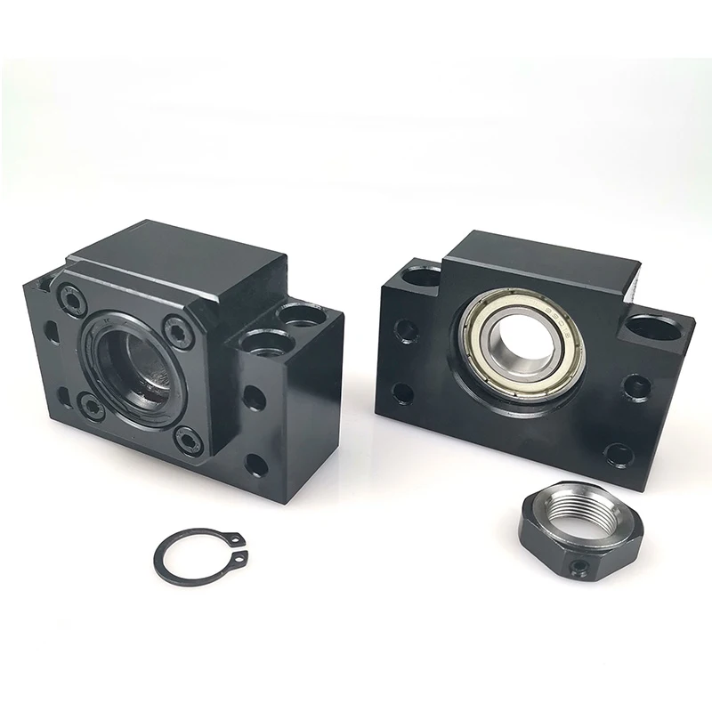 The cheapest ball screw support seat set bearing fixed seat ball screw bearing seat bkbf20