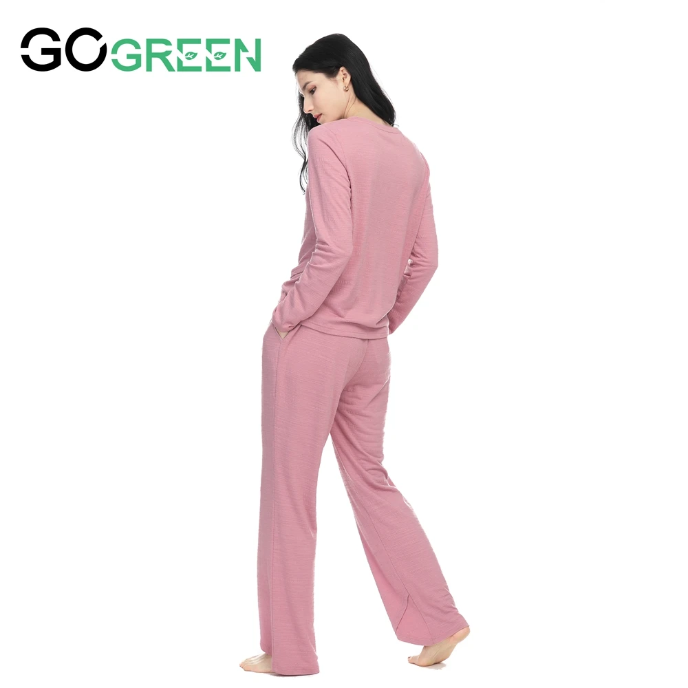 Winter Thickened Long-Sleeved Home Service Fleece Pajamas Suit