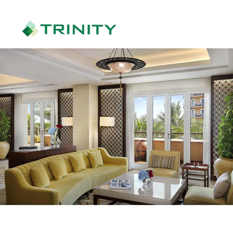 TRINITY Custom 5 star dubai used hotel bed room furniture with luxury classic design