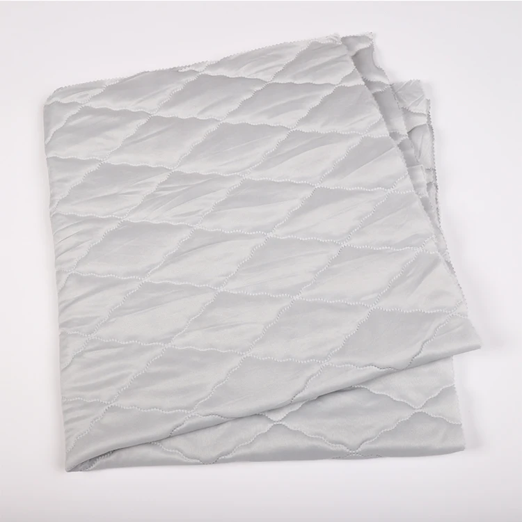 Wholesale China factory manufacturer home woven textile ultrasonic embossed quilting fabric