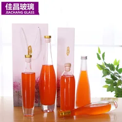 Wholesale 150ml 275ml 375ml 500ml Empty Whiskey Bottle Cocktail Wine Bottle Custom logo