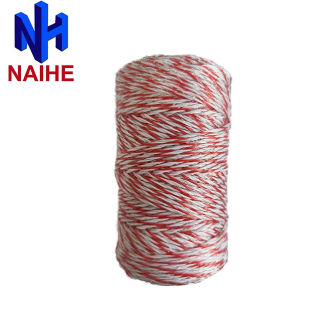 Portable Electric Fence Line 200m Livestock Breeding Fence Farm Wire Stainless Steel Conductive Rope