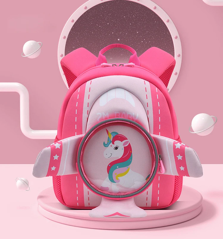 custom cartoon kids backpack high-capacity school backpack for period children boys and girls