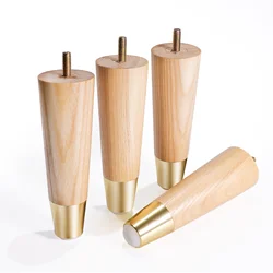 WEKIS American Style Modern Professional Exporter 4 Inch 6 Inch 8 Inch  10 Inch Oak Furniture Square Wooden Furniture Sofa Legs