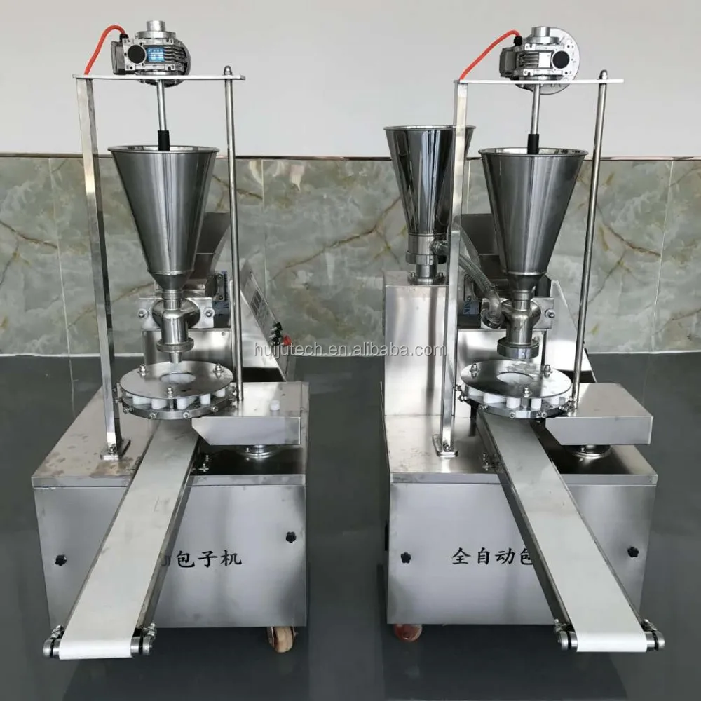 chinese bun momo baozi making machine with single/double hopper