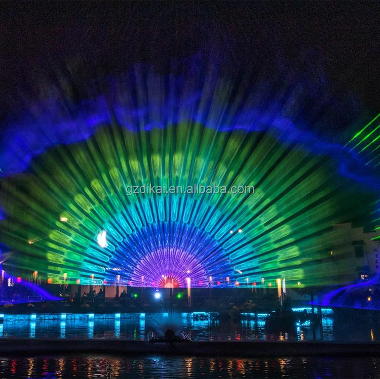 Brand New Product 3D Hologram Multimedia Water Screen Movie  Floating  Lake Feature