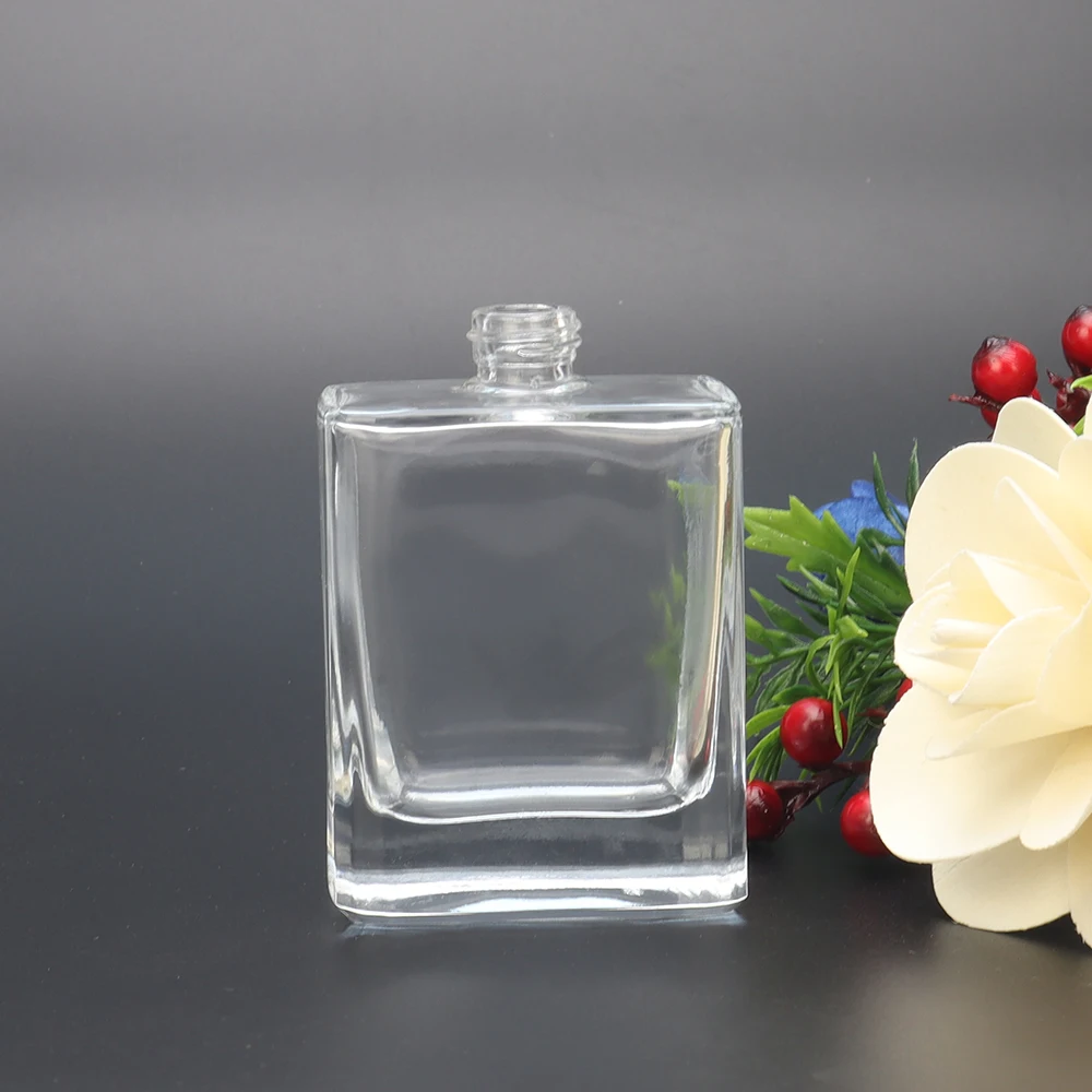 OEM ODM Luxury 50ml Cologne Empty Frosted White Matte Black Clear Glass Men Perfume Bottles for Men