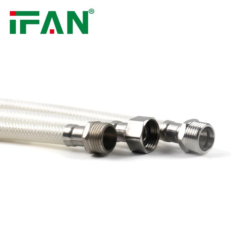 IFAN Brass Core Cap Nylon Braided Hose Flexible Hose Water Nylon Flexible Hose