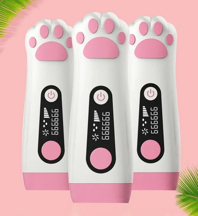 3 in 1 Cat Paw New design 990 000 Flash Lazer Hair Removal Painless Epilator
