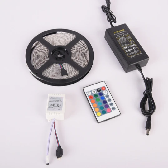  Водонепроницаемая светодиодная лента 5 А 5050 RGB Light Светодиодная 12 В постоянного тока 60 светодиодов/м м/лот