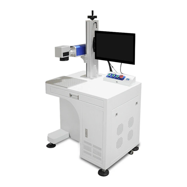 New Design 3d Dynamic Marking Machine Raycus Metal Fiber Laser 20w 30w 50w Fiber Laser Marking Machine With Rotation