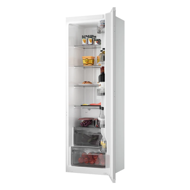 No frost side by side build in refrigerator freezer with ice cube maker