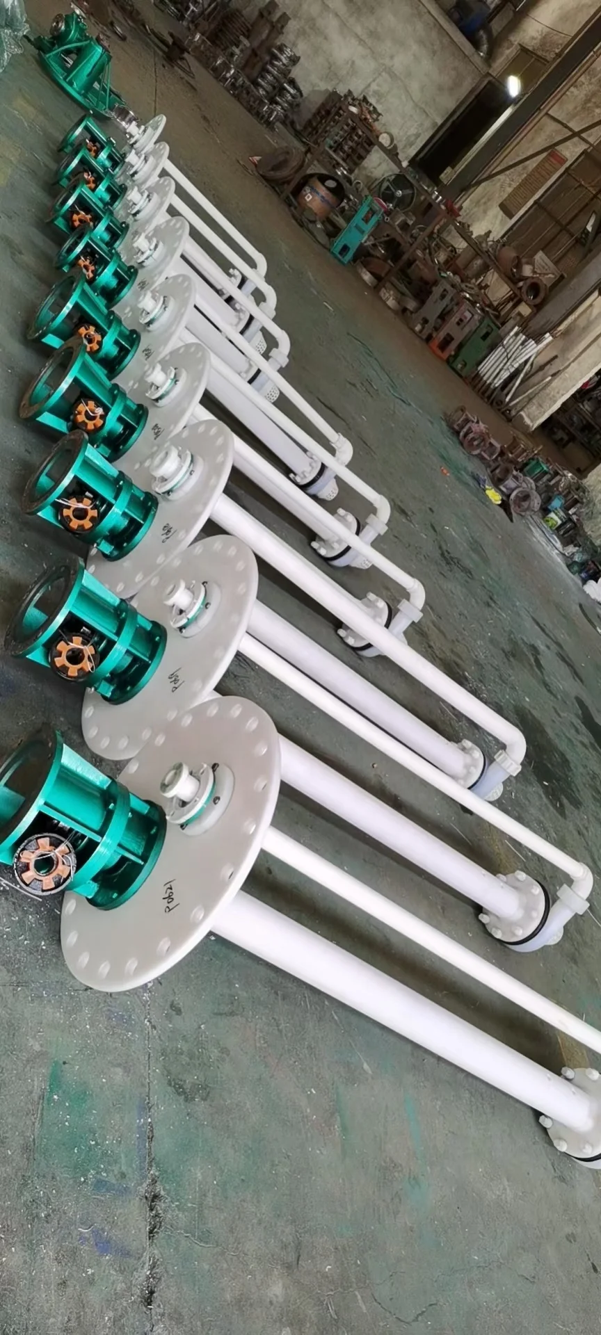 Submerged pump  API610 standard  VS series Corrosion resistant long shaft Acid alkali Alloy pump sulphuric or hydrochloric acid
