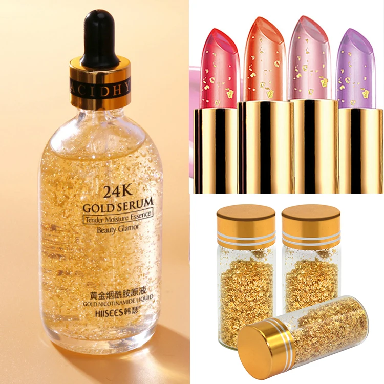 0.1gram/bottle 24k Edible Gold Leaf Flakes Gold Foil Dust For Cake Ice Cream Dessert Food Decoration And Skin Care