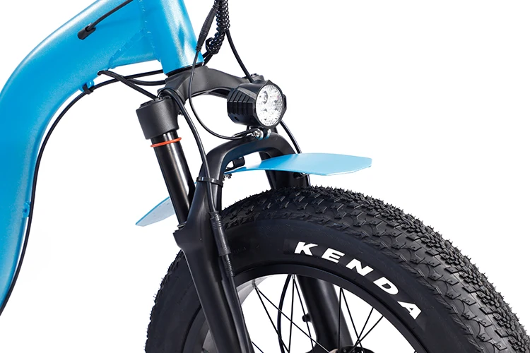 ZUKKA 20 Inch Fat Tire Electric Tricycle Alloy Frame E-Trike With Front Hub Motor 36V500W and 15Ah Lithium Battery