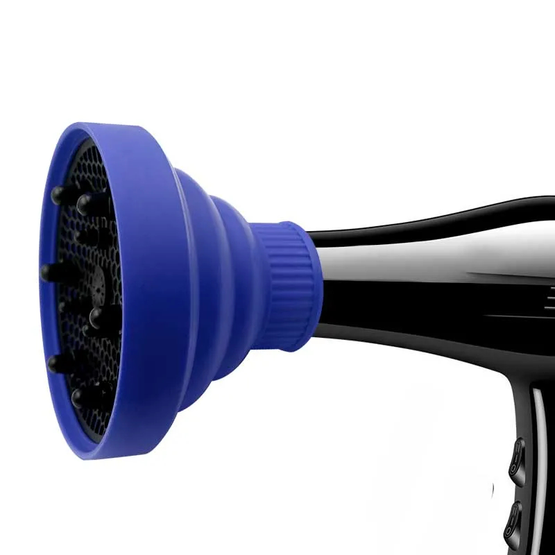 Wholesale Custom Collapsible Hair Dryer Diffuser Universal Silicone Hairdryer Diffuser Hair Blow Diffuser