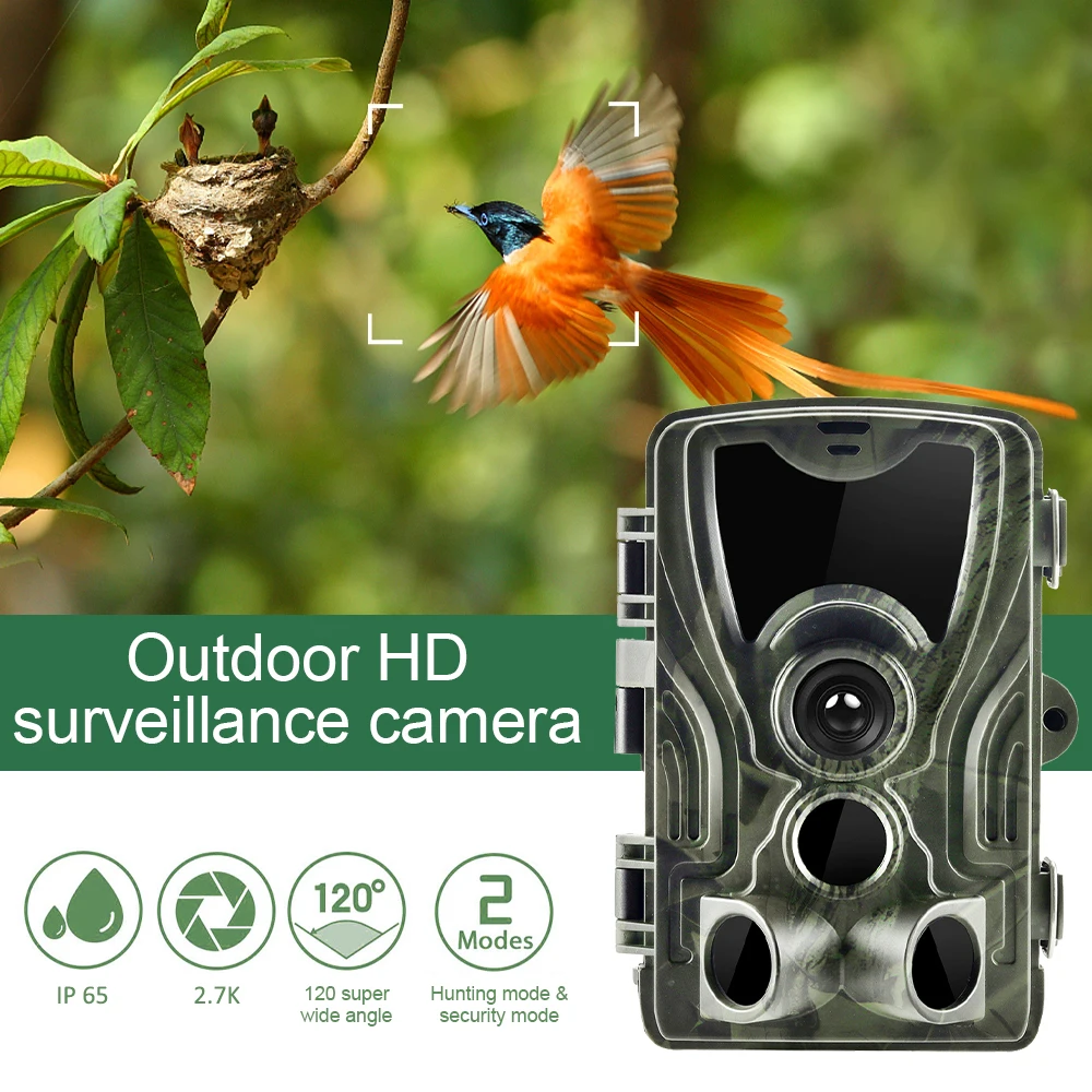 Suntek 24MP IMAGE 2.7K VIDEO Timelapse Photo Trap trial camera scouting Night Vision hunting camera HC-801A