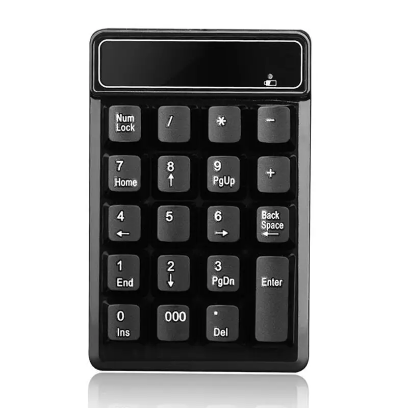19 Keys 2.4GHz Mechanical  Numeric Keypad Keyboard Mini Number Keycaps Numpad Keyboard For Laptop Desktop Pc Computer Noteboo