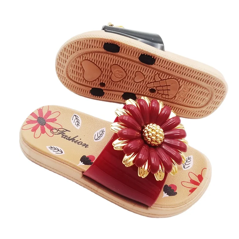 New style good quality Platform PVC Summer beach Kids Flip Flop Slippers