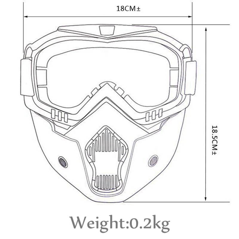 Tactical Cycling Full Face Anti-fog Mask Protective Paintball Mask with Mouth Filter Safety Goggle Hunting Gear