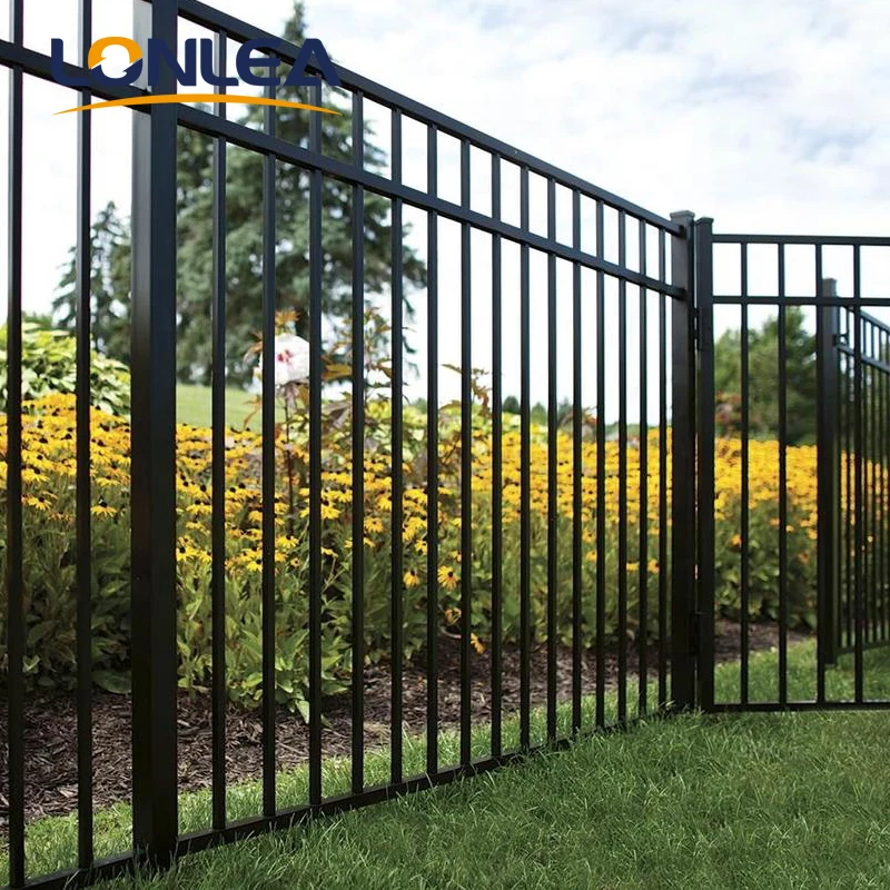 Factory directly wholesale aluminum fence shandong aluminum boundry fence for sale