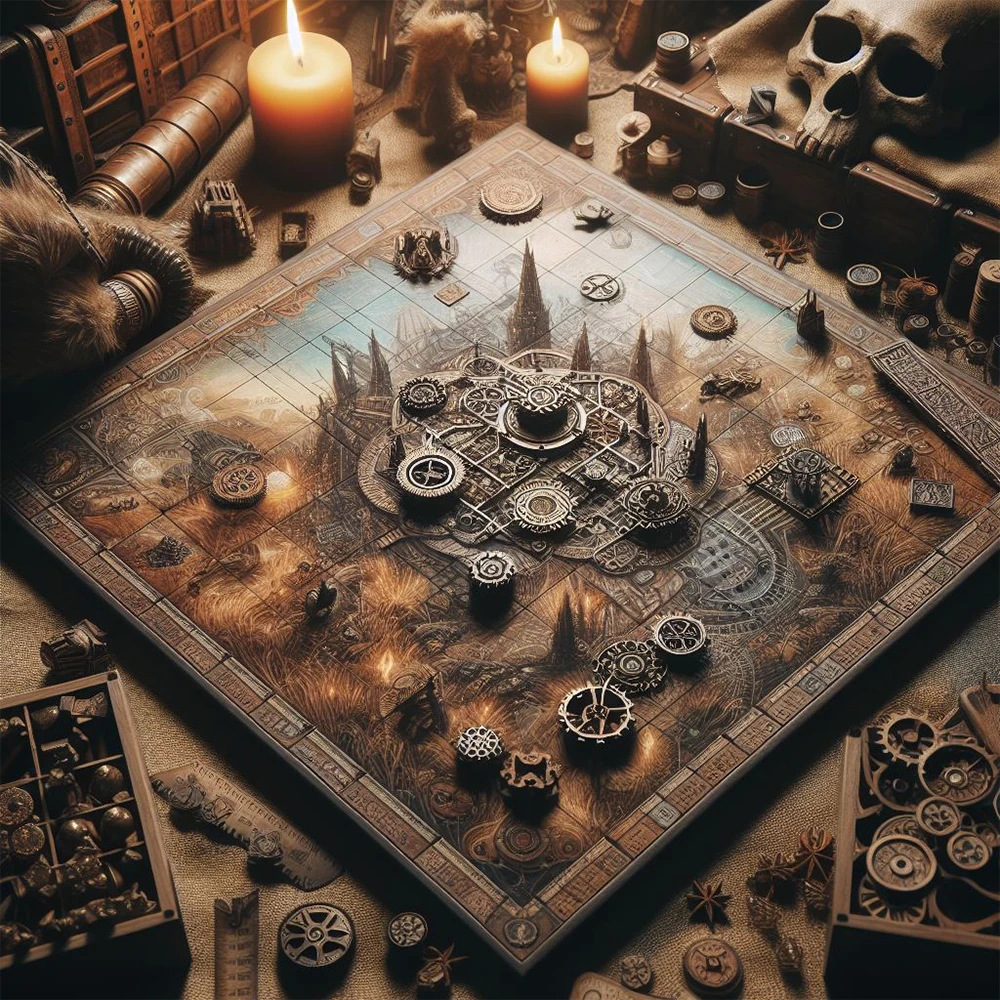 Game Board Manufacturer Custom Printing Foldable Fun Kids Family Board Game