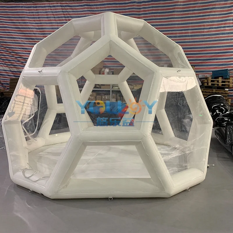 Sealed Structure Inflatable Soccer Bubble Lodge Camping Tent For Stargazing