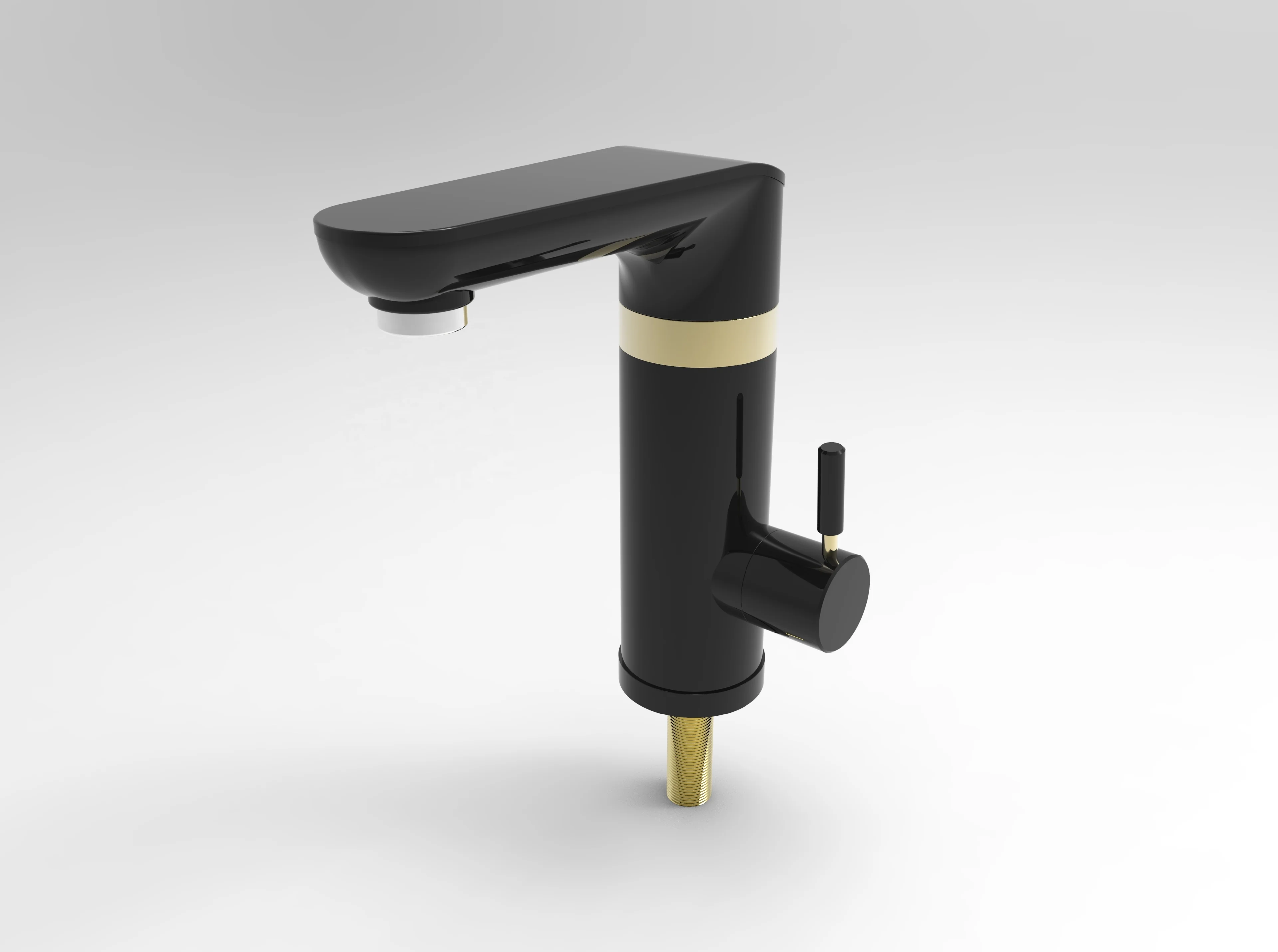 Fudeer basin mixer tap  torneira  griferia grifo robinet black  bathroom sink faucet instant electric water heater faucet