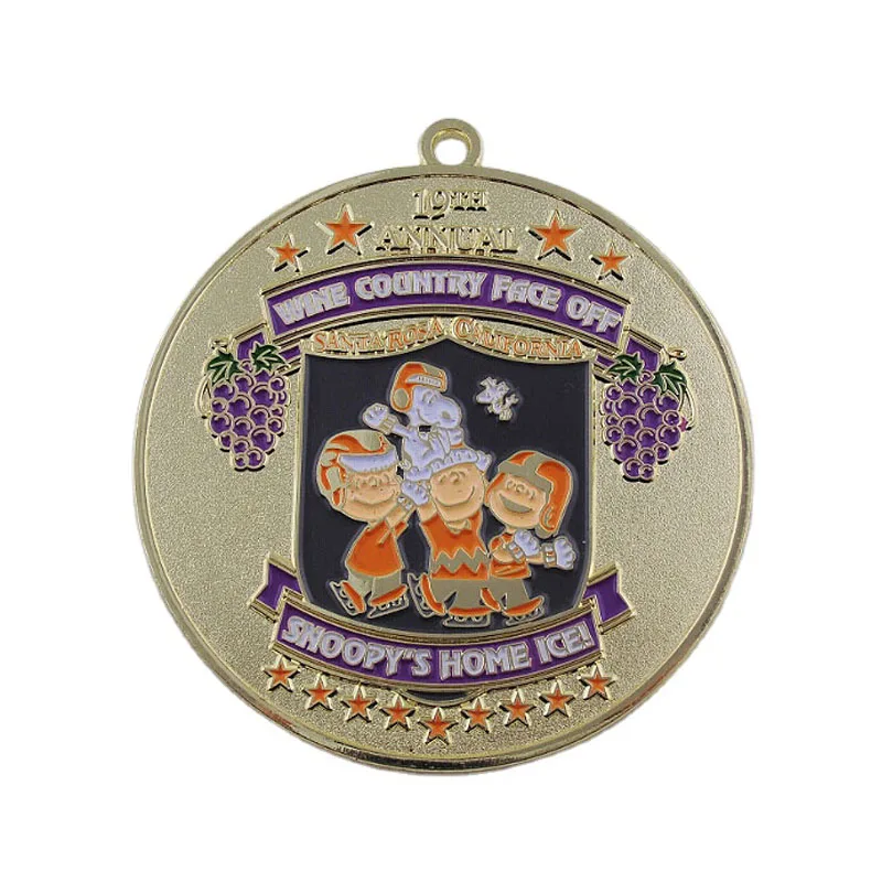 Wholesale Factory Making Custom Metal Medals Medallion Marathon Award Medal