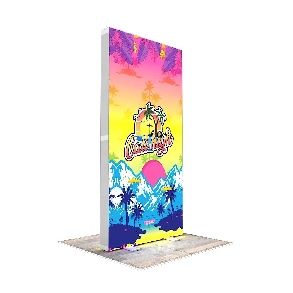 Portable Aluminum Lighting Box Display Foldable Lightbox Exhibition Stand Tool Free Installation Advertising Light Boxes