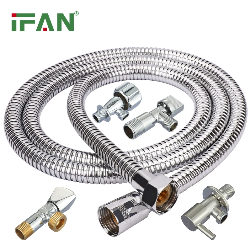 IFAN OEM Flexible Hose Corrugated Pipe Bathroom Stainless Steel Plumbing Hoses