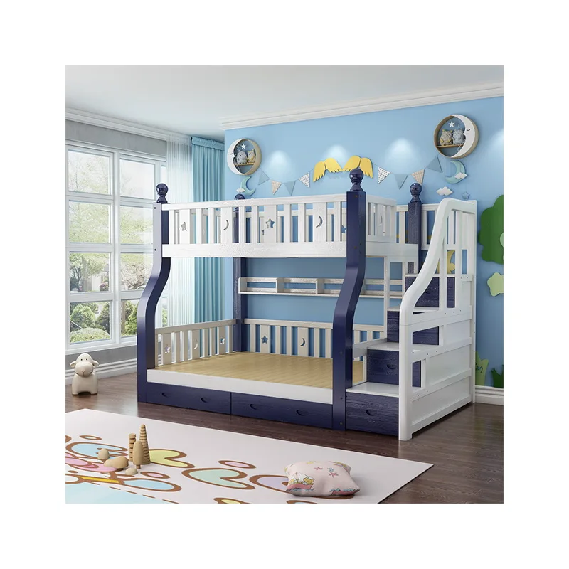 
Manufacturer custom wholesale good quality classic kid bunk bed 