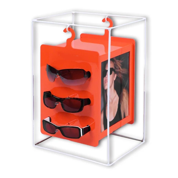 Четырехсторонний акриловый выставочный стенд для очков нового дизайна магазина на продажу