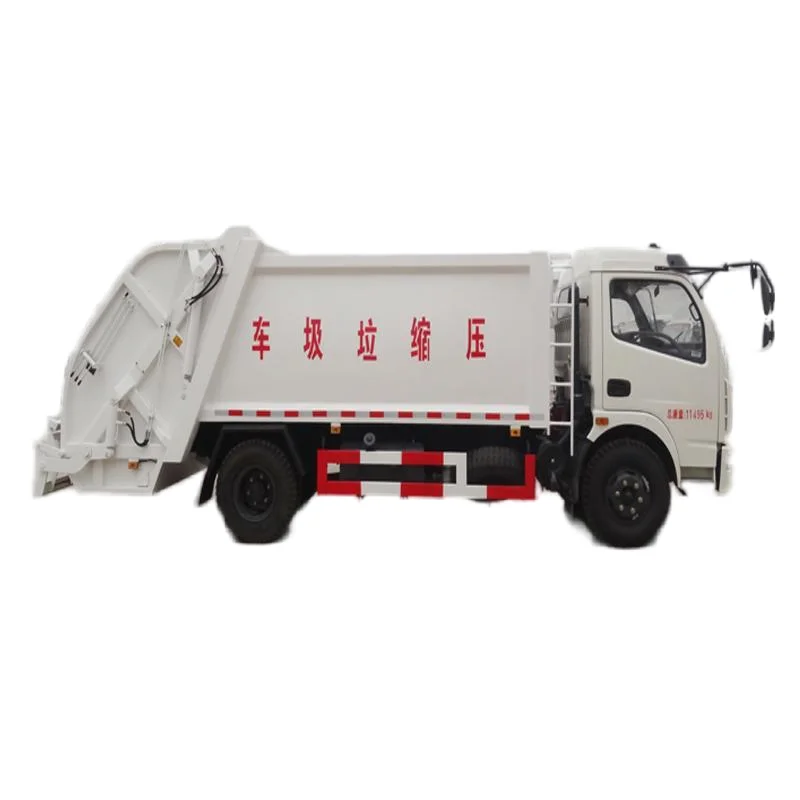 Dongfeng 4 * 2 rear loader compressed garbage collection truck DONGFENG QEN5090ZYSE reuse compressor garbage truck