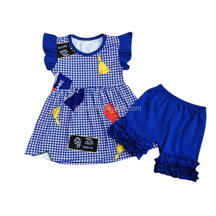 Factory direct sell thanksgiving day  kids girl dress soft cotton 2021 pre sale wholesale summer girl clothing
