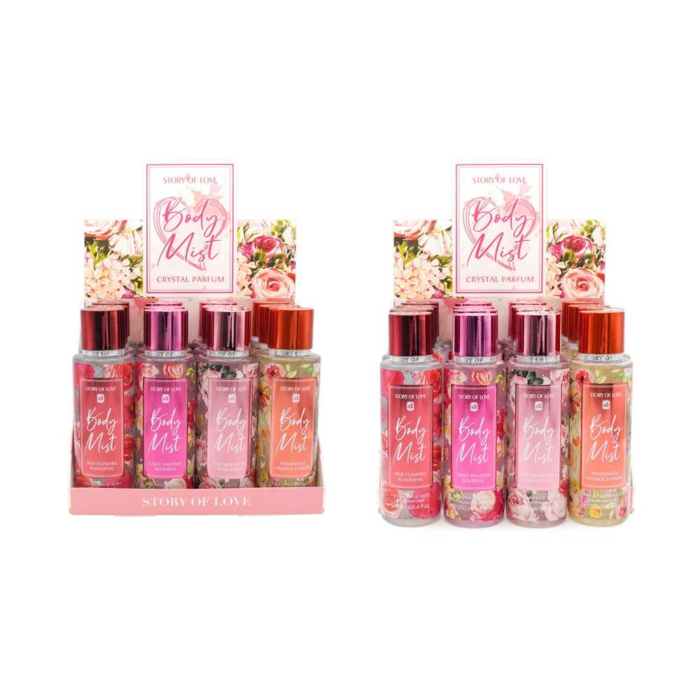 Wholesale cross-border fragrance perfume large bottle set 250ml*12pcs European and American fragrance overseas
